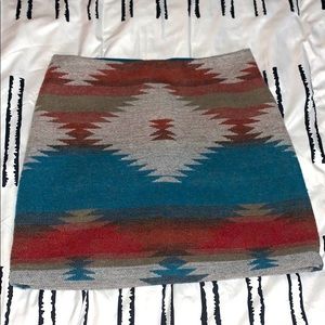 Wool Tribal Skirt